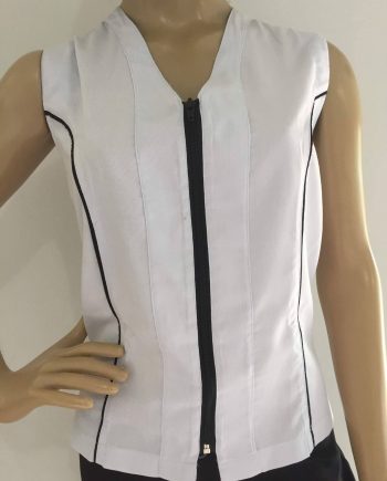 Camisete Tecido Fustão sem Manga