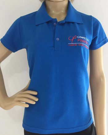 Baby Look Feminina tecido de Piquê