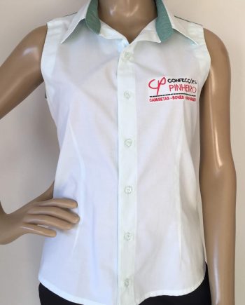 Camisete social tecido Tricoline Gannes