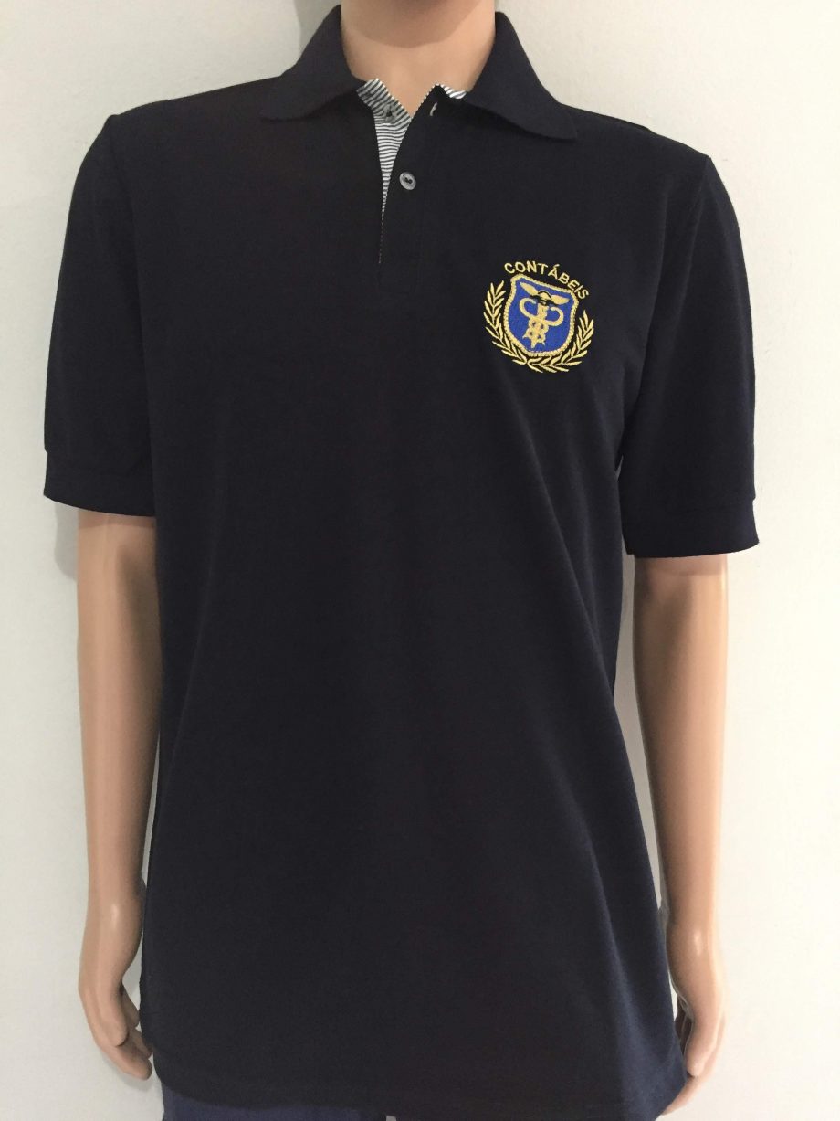 Camisa Polo tecido Piquê com Patô da gola